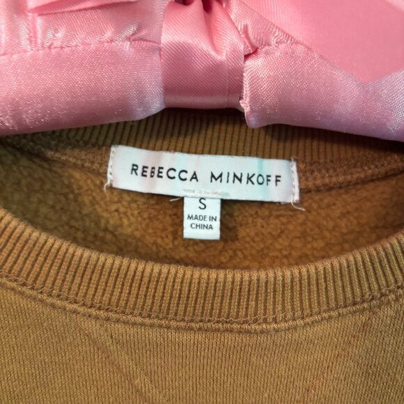 Rebecca Minkoff Janine Sweatshirt Caramel Ruffle - Picture 4 of 10